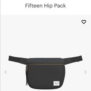 Herschel Black "Fifteen" Hip Fanny Pack